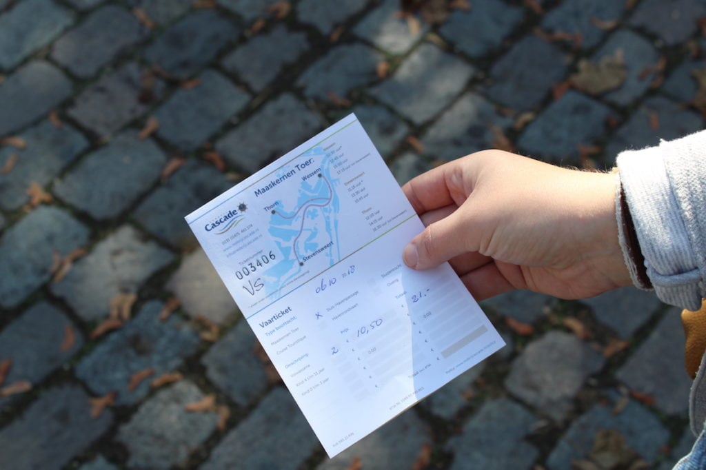Ticket-Rederij-Cascade